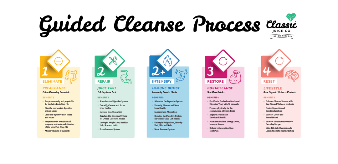 Pre Cleanse Routine How Cleanses Work โ Classic Juice Co