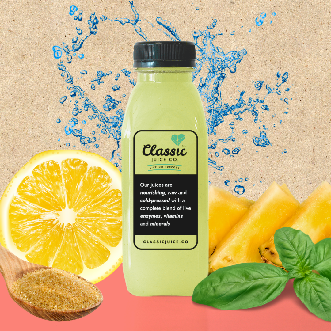 Pineapple Basil Lemonade